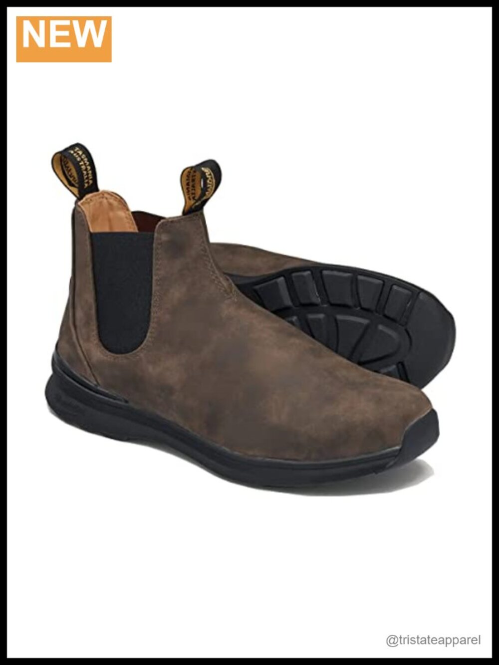 Blundstone Unisex Chelsea Boots Suede Leather Pull-On Ankle Boot